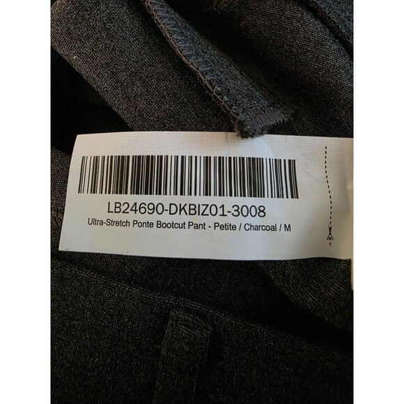 New Quince Ultra-Stretch Ponte Bootcut Pant Petite Charcoal M - Picture 2 of 6